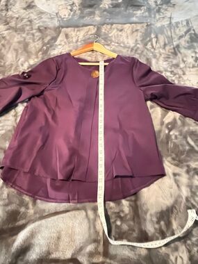 Plum Purple Long Sleeve Blouse